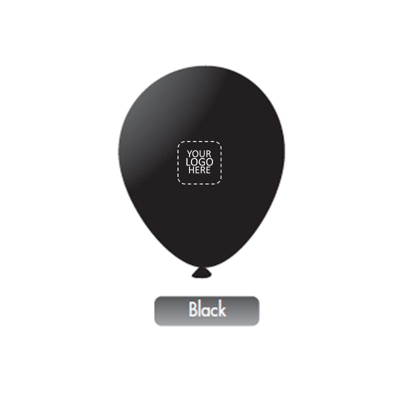 Standard Balloons - Black with Logo